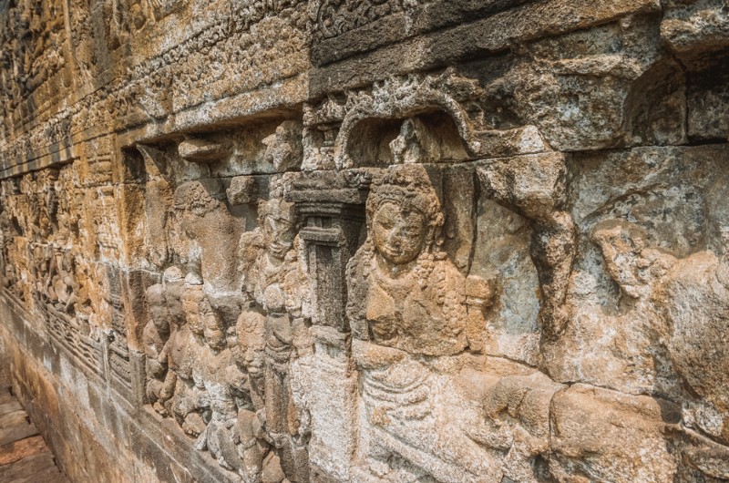 borobudur, temple, java, yogyakarta, indonesie, voyage, asiatica travel, sculpture
