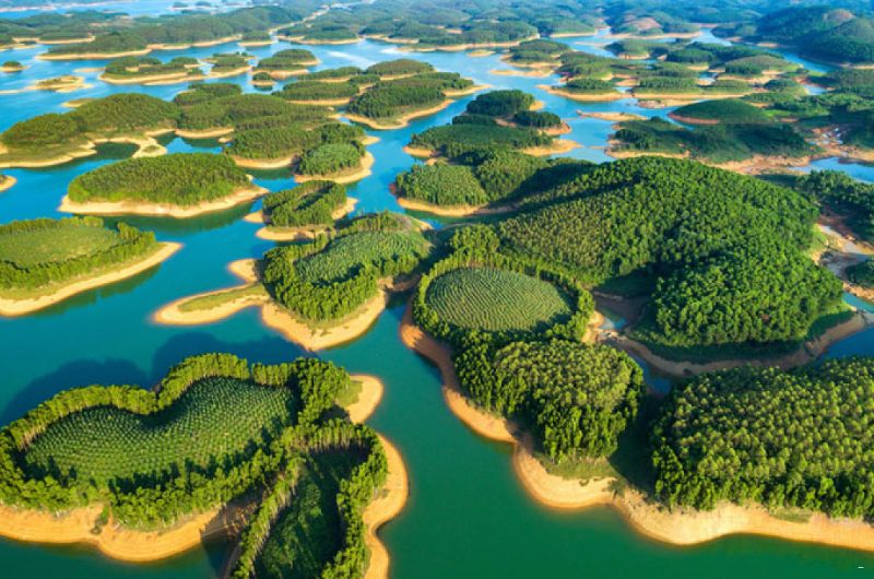lac de Thac Ba charme cache au nord vietnam, meilleure periode pour aller au lac de Thac Ba