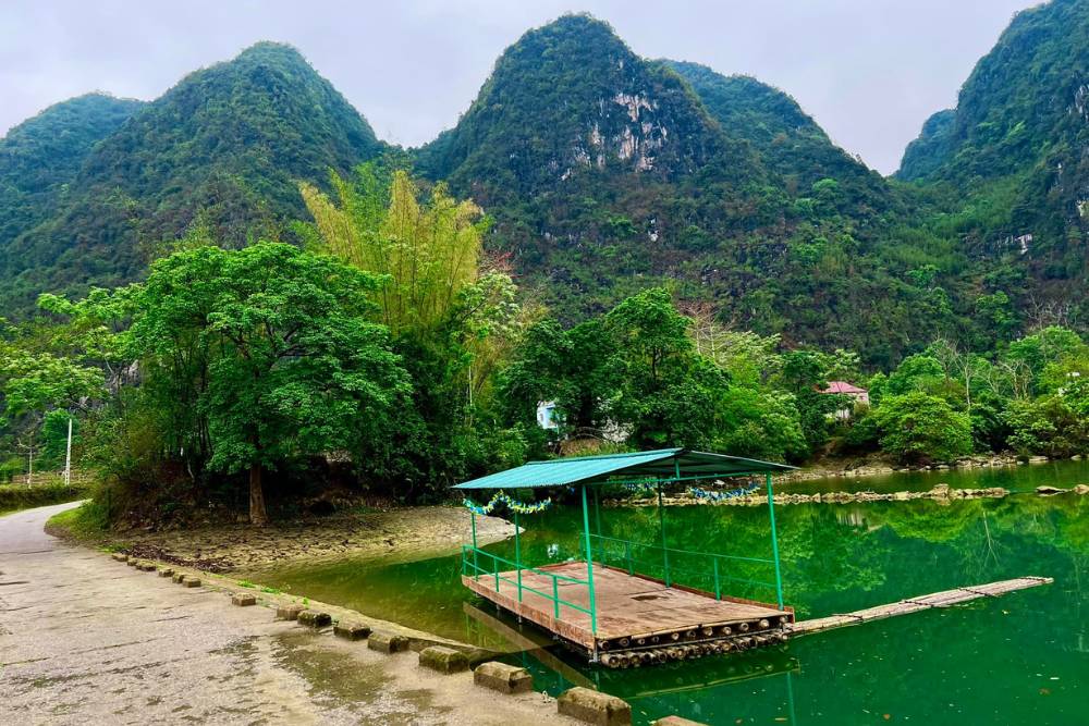 Paysage naturel authentique près de Lan's Homestay