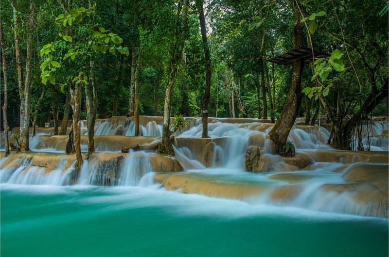 les plus belles cascades au laos, cascade de tad sae