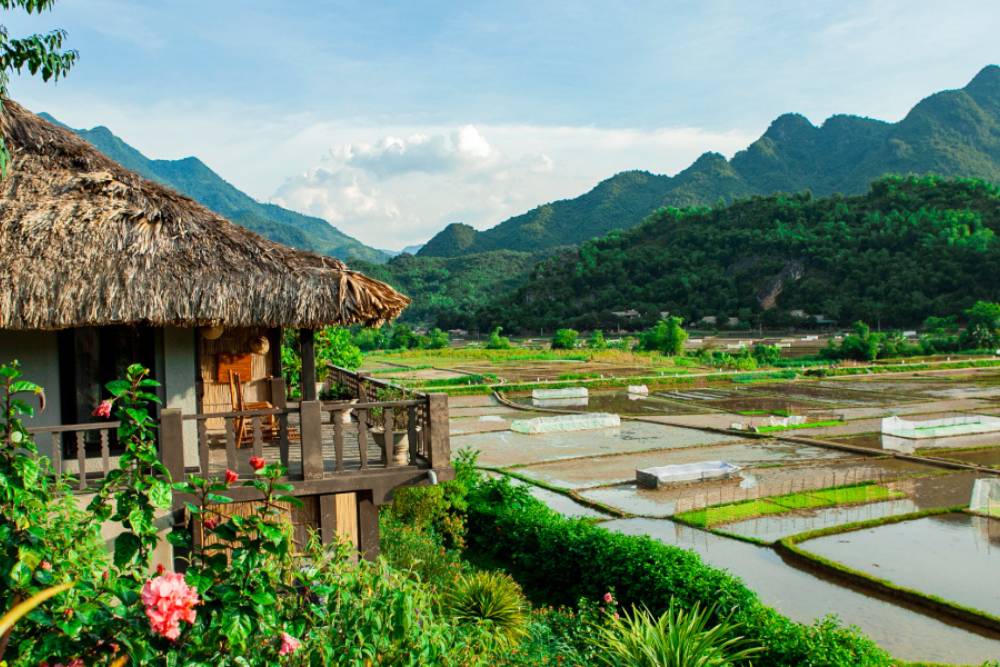 conception architecturale de Mai Chau Ecolodge