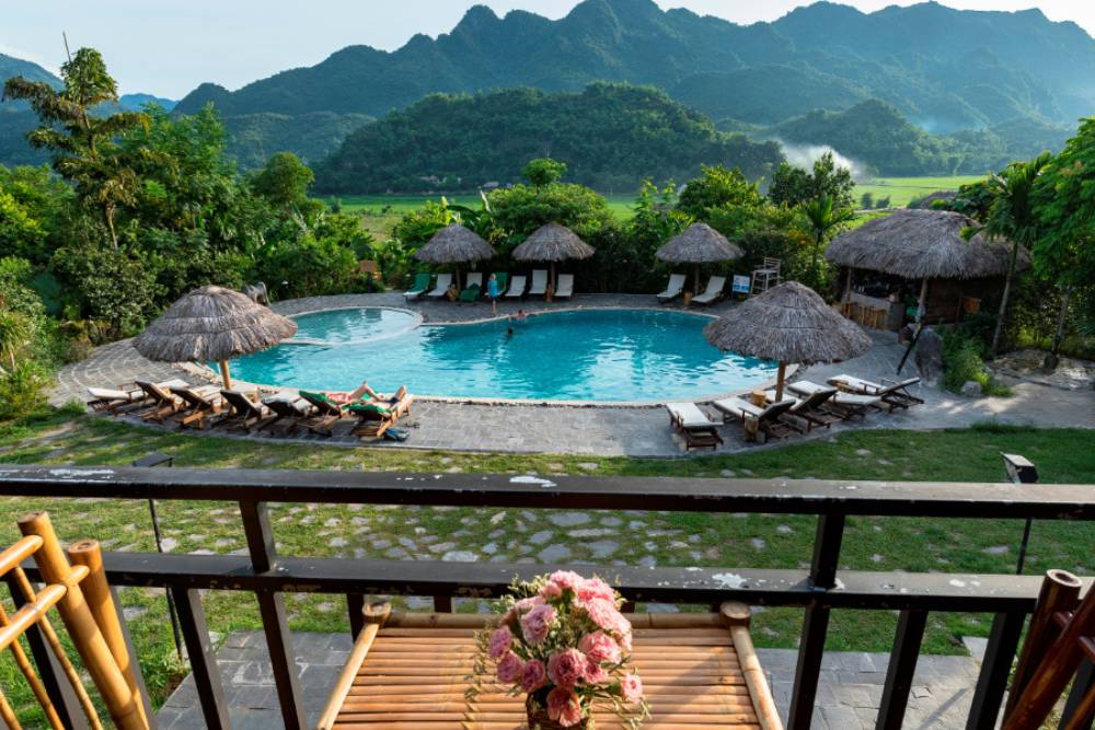 piscine à Mai Chau Ecolodge