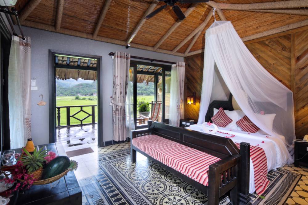 chambre Suite à Mai Chau Ecolodge