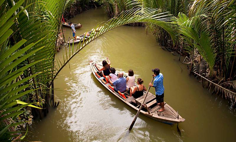 can tho, vietnam, mekong, balade en barque