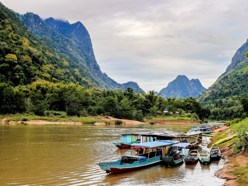 muang ngoi neua, laos, voyage, asiatica travel, riziere nam ou, excursion