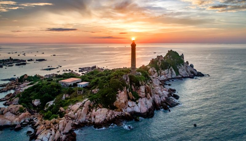 vue panoramique du phare de Ke Ga à Mui Ne