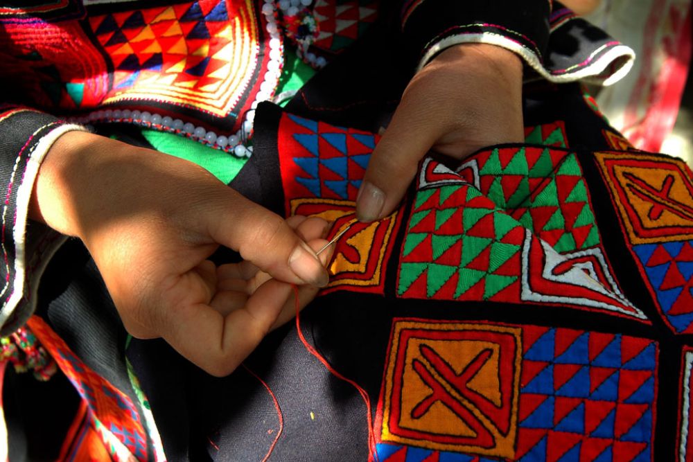 musée des femmes du Vietnam, patchwork