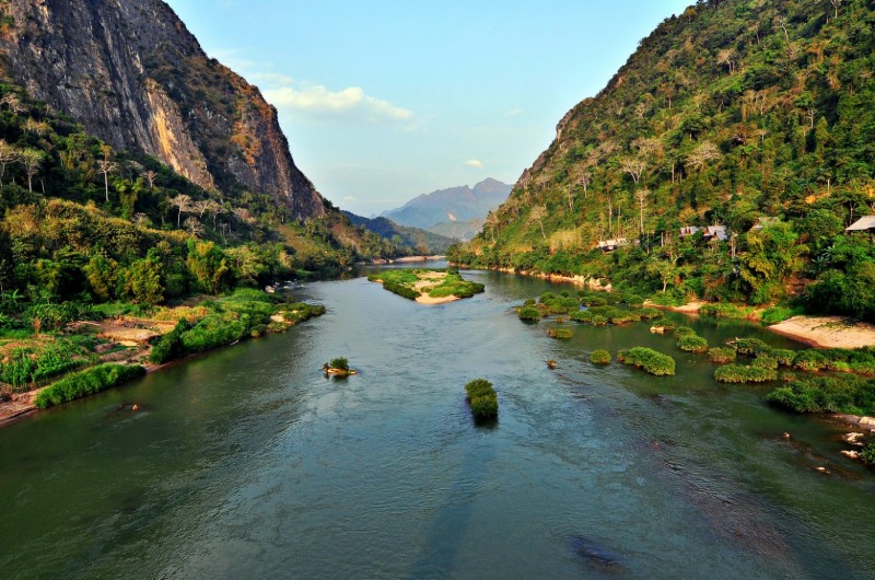 nong khiaw, laos, voyage, asiatica travel, riviere, nam ou