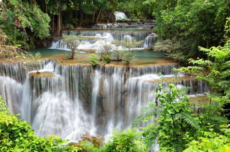 parcours de randonnée et trekking en Thailande, cascade Huay Mae Khamin