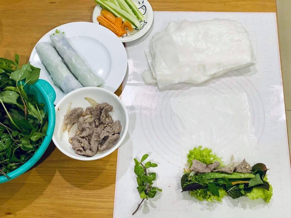Recette du Pho cuon – Rouleaux de pho au bœuf