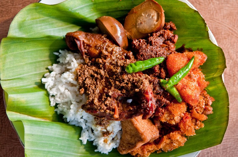 plat de rue, cuisine, indonesie, voyage, asiatica travel, gudeg
