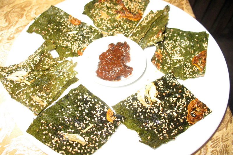plat laotien, cuisine laotienne, specialites laotiennes, laos, kaipen, algues frites