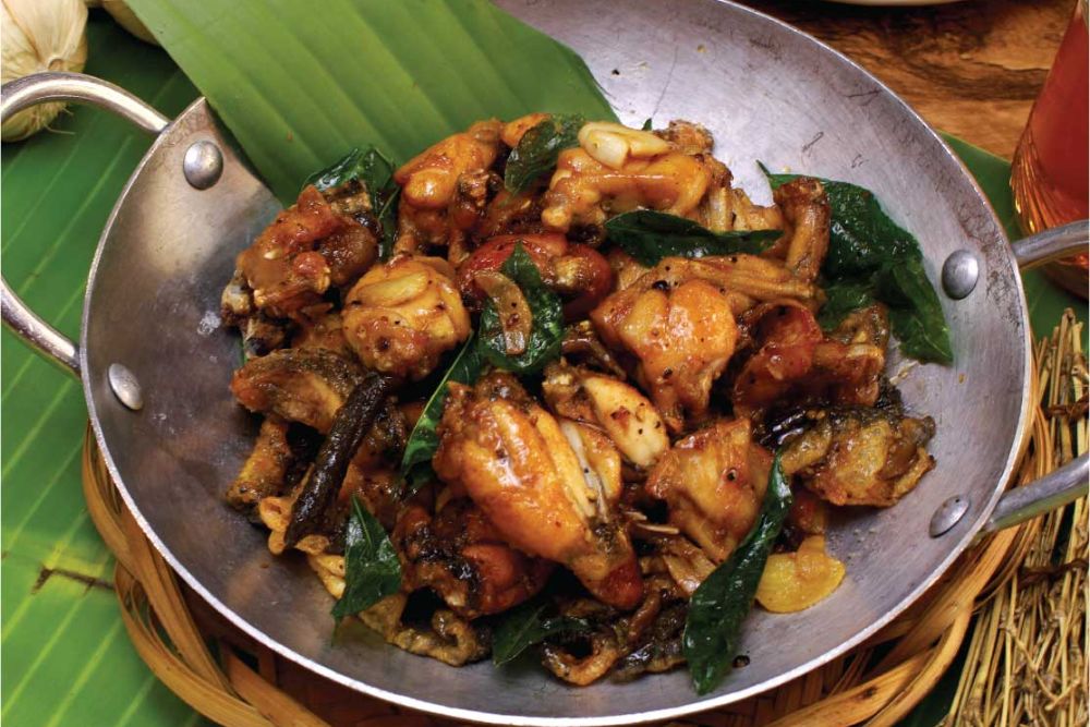 plats insolites du Vietnam, grenouille