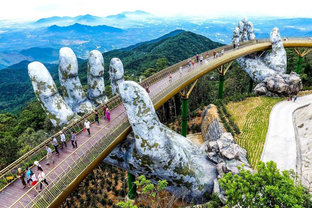 le Golden Bridge (Pont Doré Vietnam)