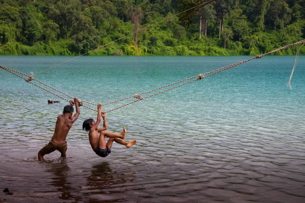 lac de yeak laom, itinéraire randonnée et trekking au cambodge