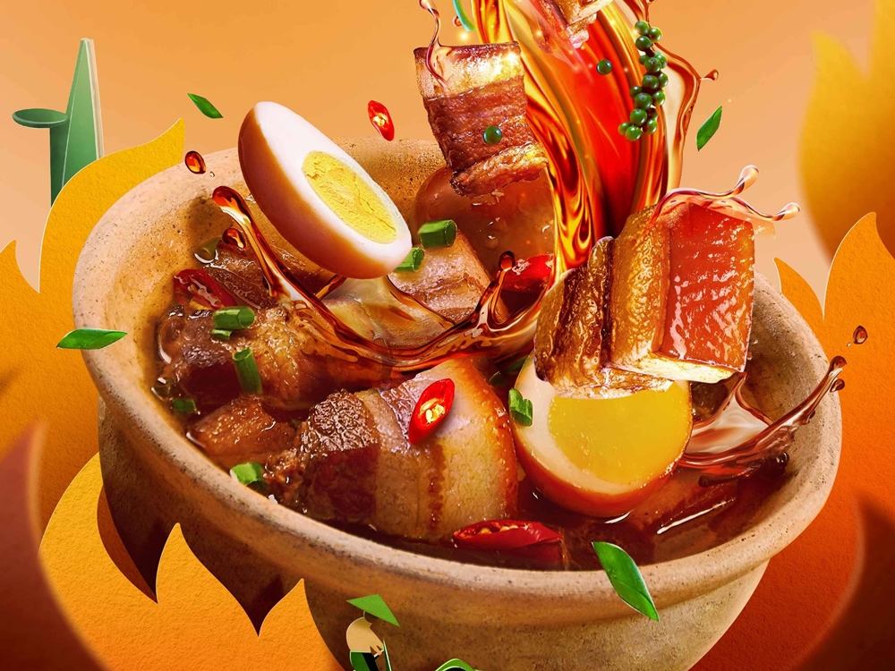 Porc et œuf au caramel vietnamien