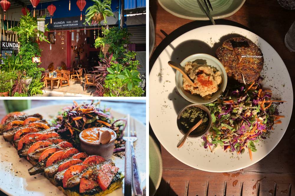 restaurant à chiang rai, kunda vegan burger café