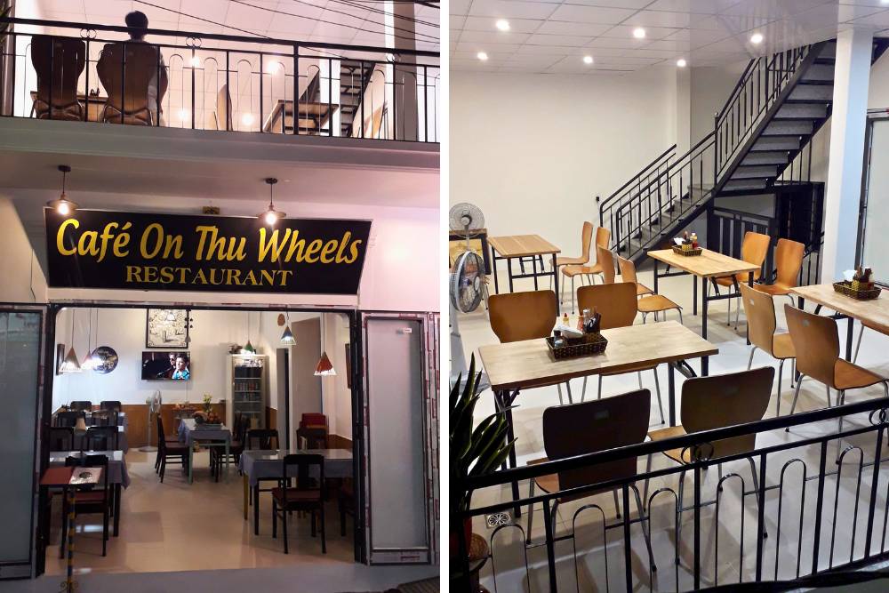 restaurant à Hue, café on Thu Wheels