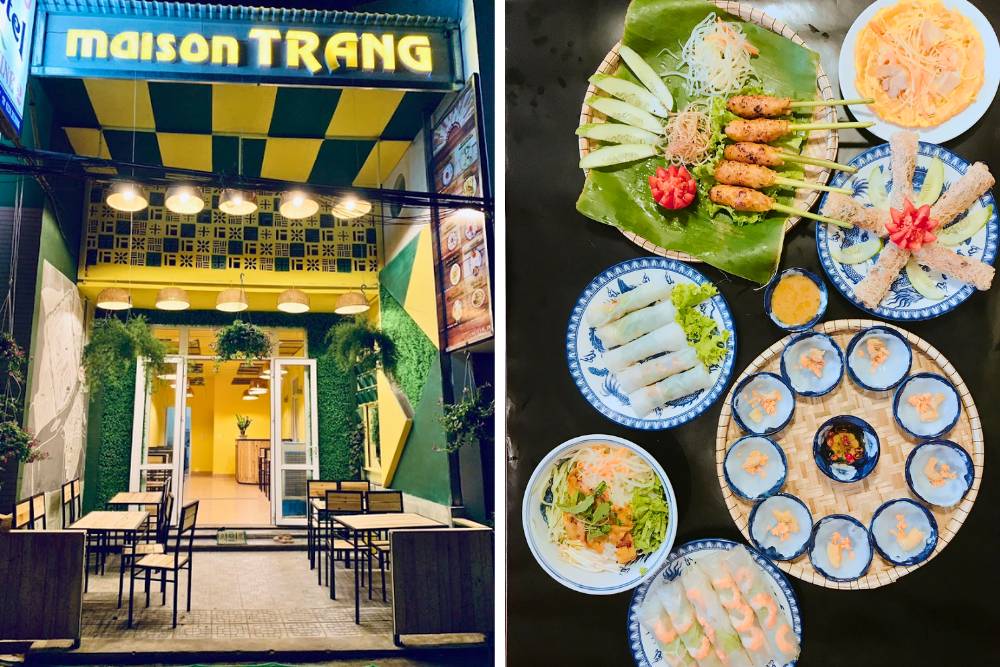 restaurant à hue, maison trang