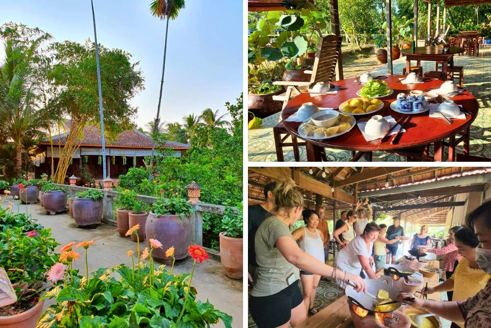 restaurant dans le Delta du Mékong, homestay Ut Trinh