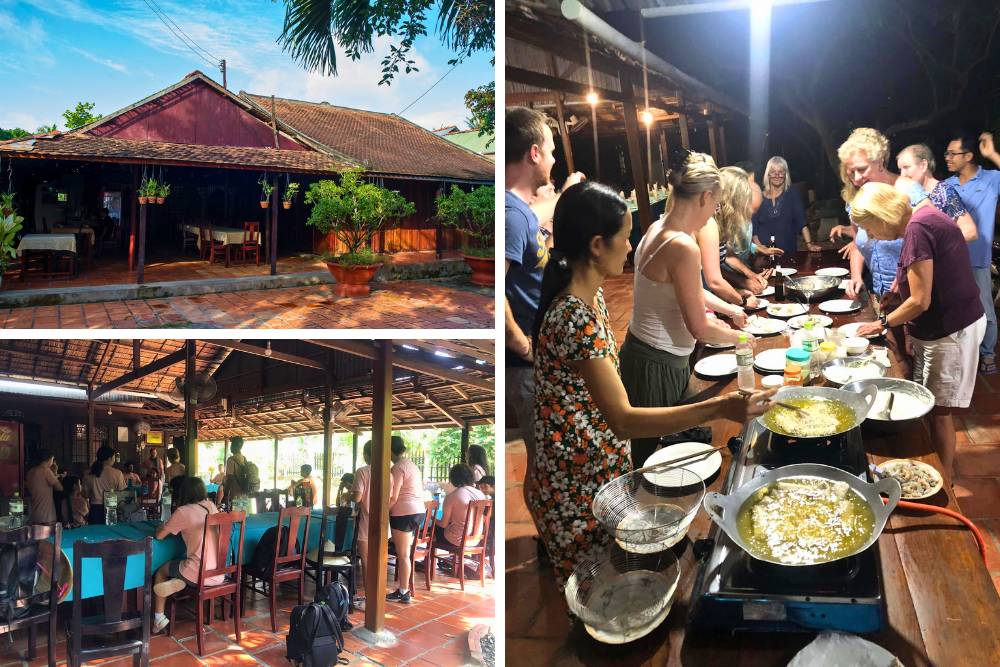 restaurant dans le Delta du Mékong, homestay Hai Dao