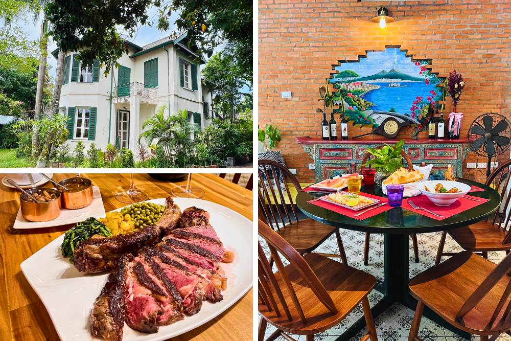 restaurants à vientiane, villa opera italian cuisine