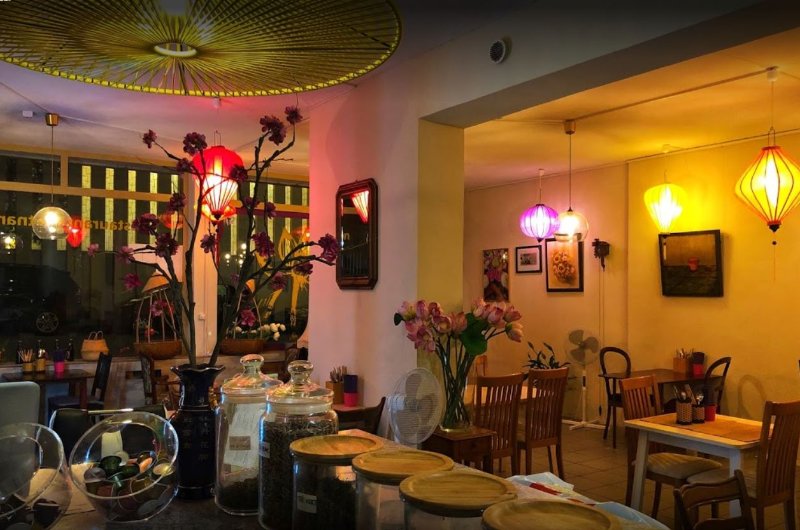 restaurant vietnamien à genève, restaurant déli'sen, déli'sen genève, interieur