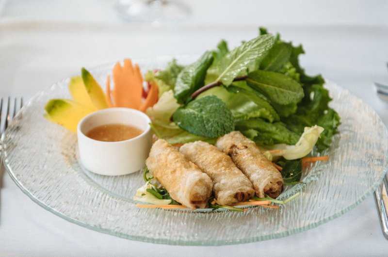restaurant vietnamien à lausanne, le mekong, plat