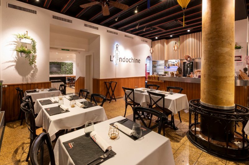 restaurant vietnamien à lausanne, l'indochine, interieur