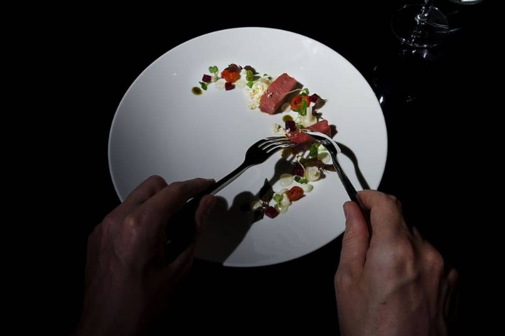 Noir. Dining in the Dark Saigon