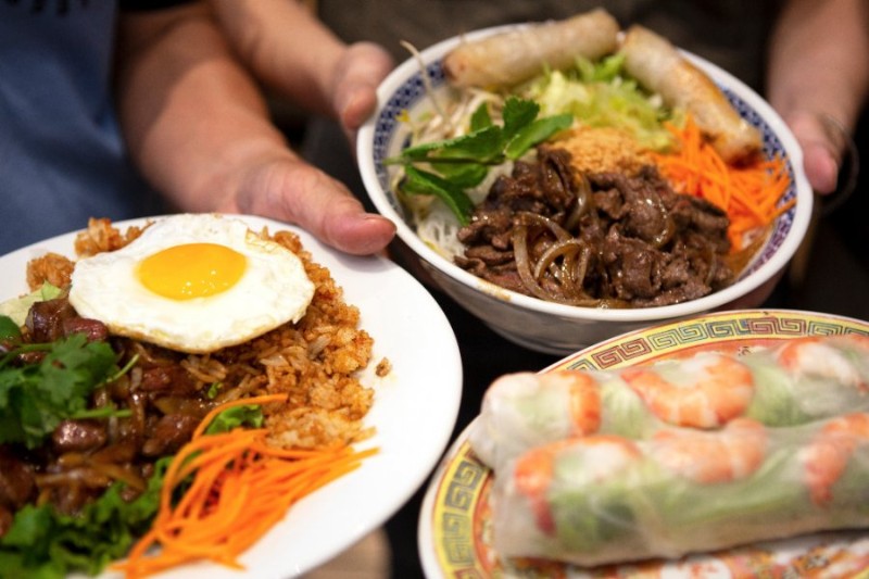 restaurant vietnamien, cuisine vietnamienne, vietnam, lyon, the van