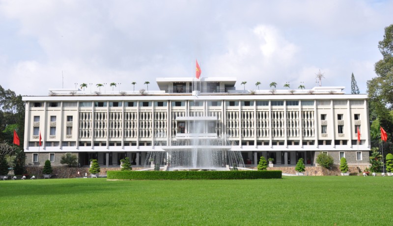 saigon, vietnam, palais de la reunification saigon