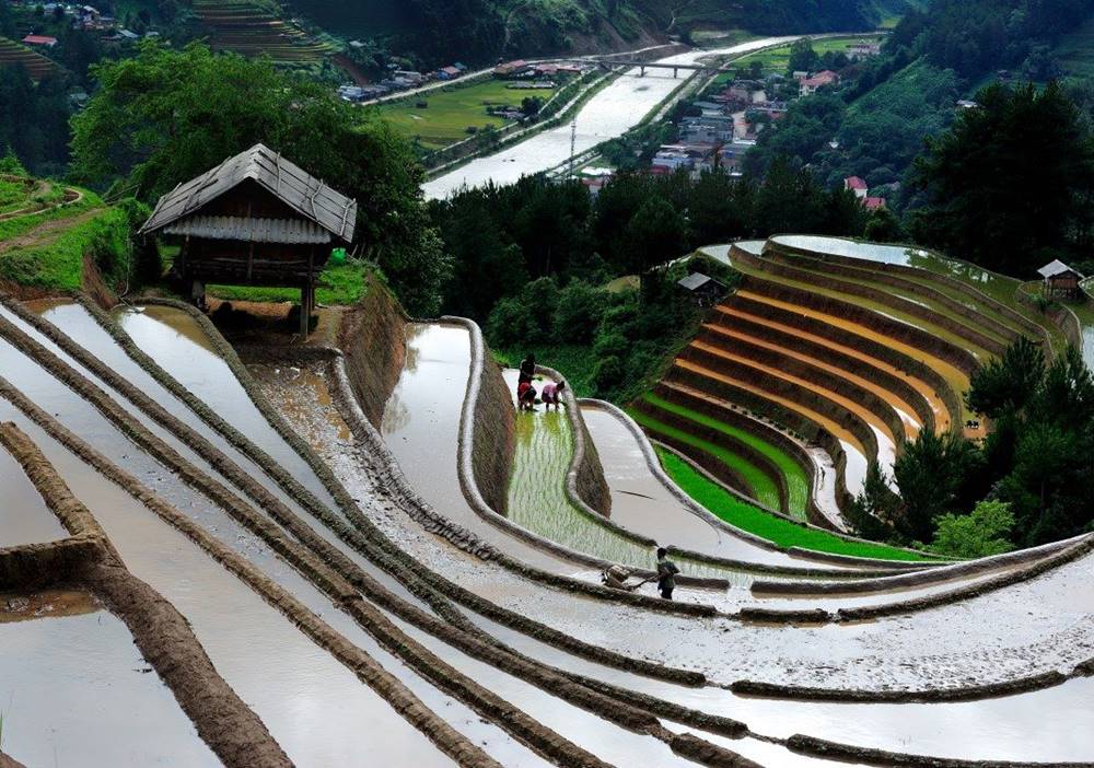 La saison des pluies au Vietnam:
