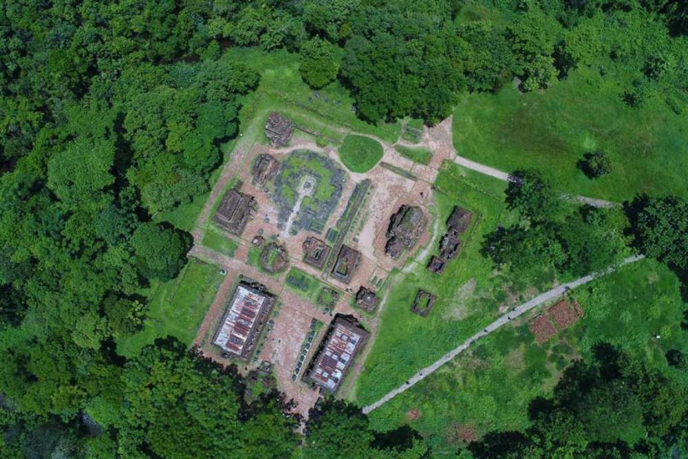 sanctuaire my son vietnam, vue de haut
