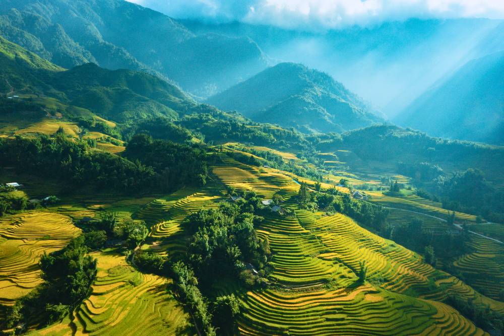 village de Y Linh Ho à Sapa Vietnam