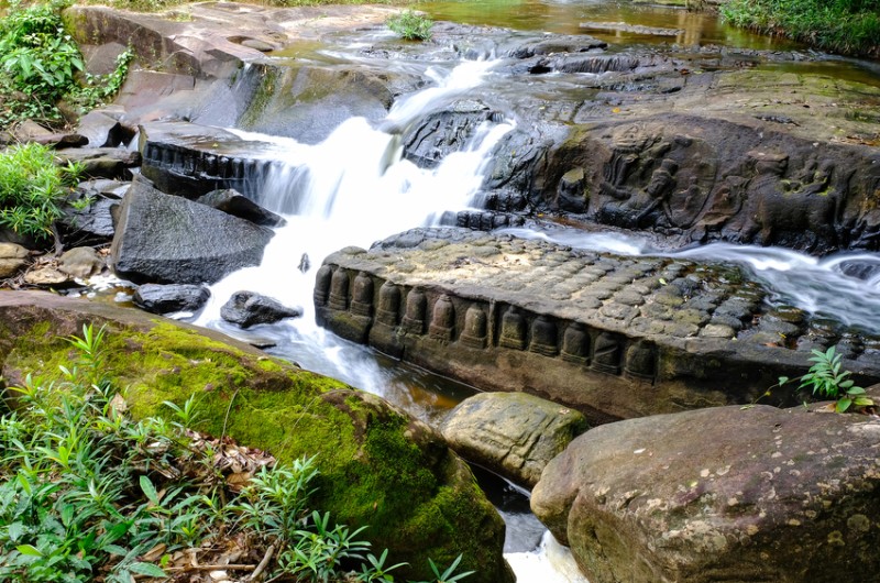 siem reap, cambodge, voyage, asiatica travel, mont kulen, riviere de mille linga