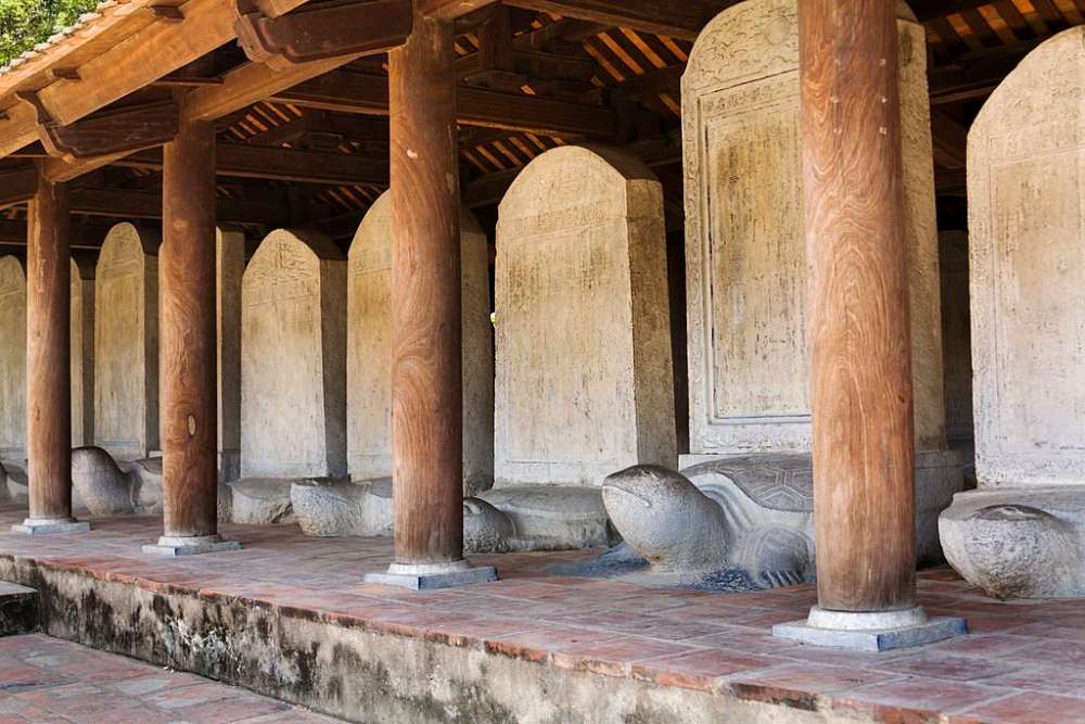 Le Temple de la Littérature - Stèles de docteurs en pierre
