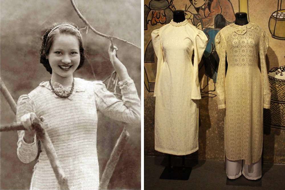 Ao Dai Lemur dans les années 1930 et ses artefacts dans un musée