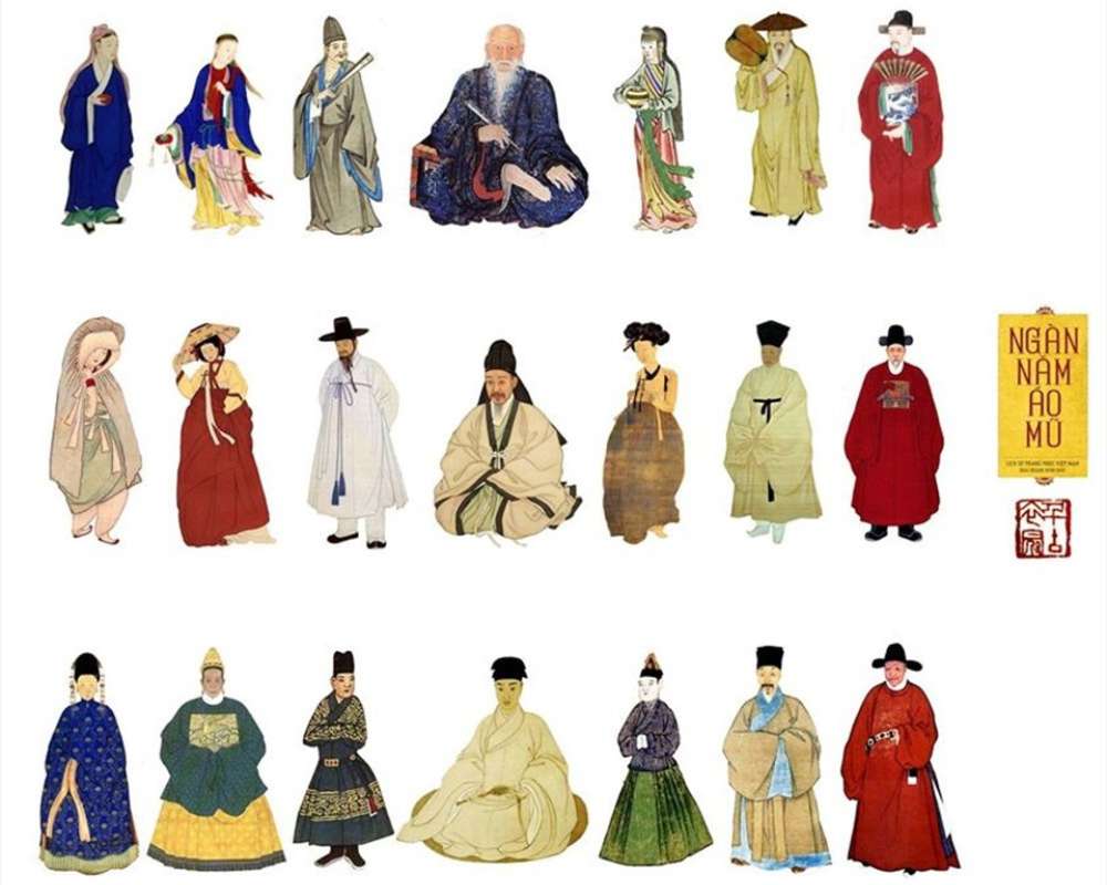 tenues vietnamiennes pendant les époques féodales