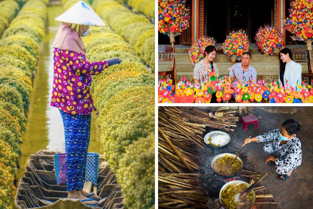 les villages d'artisanat traditionnel du Vietnam se préparent pour le Nouvel An Têt