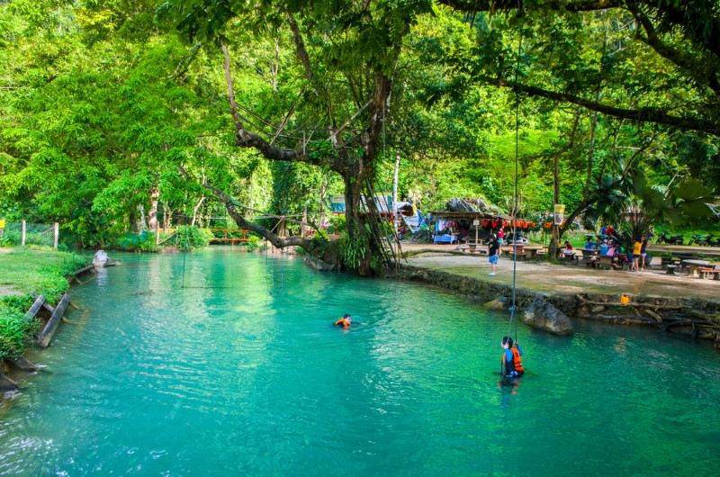 vang vieng, laos, voyage, asiatica travel, lagon bleu, blue lagoon