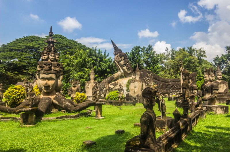 vientiane, laos, voyage, asiatica travel, parc de bouddha