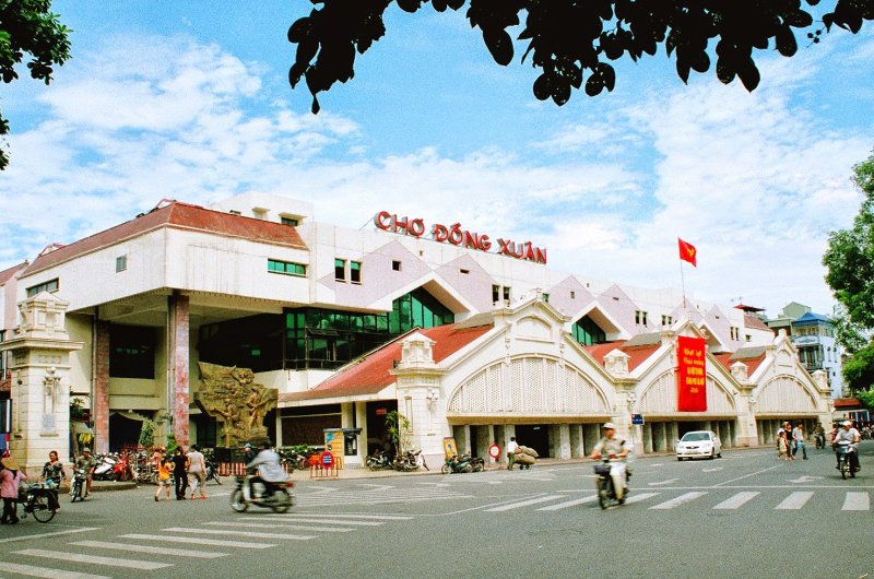 meilleurs marchés locaux au Vietnam, marché hanoi, marché dong xuan, marché dong xuan hanoi