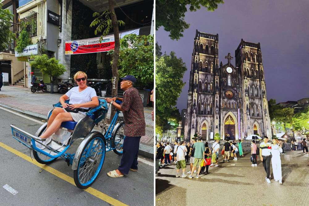 voyageuse visite Ho Chi Minh Ville à vélo