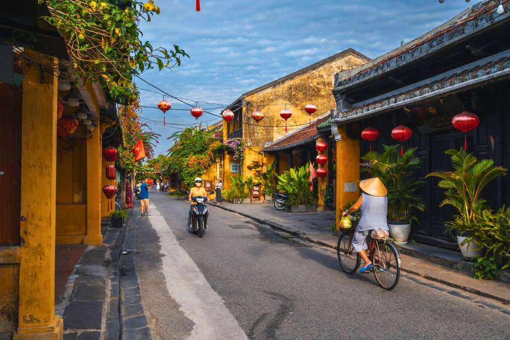 ancienne ville de Hôi An au Vietnam en septembre