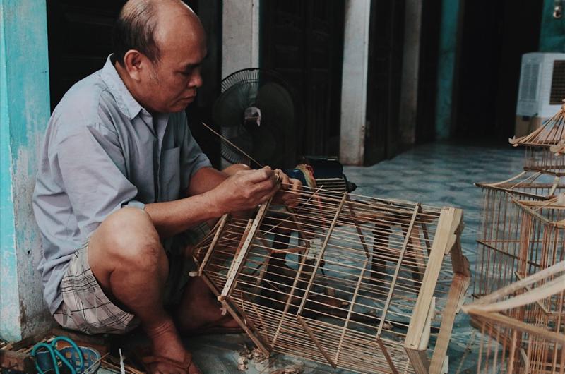 Villages artisanaux au Vietnam à visiter, village de la cage à oiseau de Canh Hoach