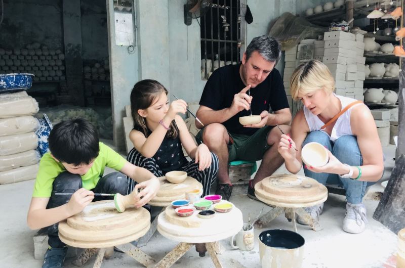 village de la céramique Bat Trang, voyage vietnam, voyage hanoi, activité, faire de la poterie