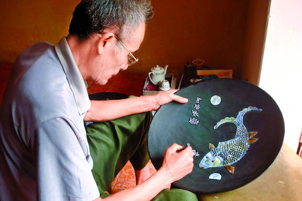 ancien village cuu, village vietnamien, voyage vietnam, hanoi, artisanat, incrustation de nacre
