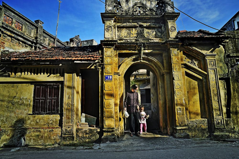 ancien village cuu, village vietnamien, voyage vietnam, hanoi, maison ancienne