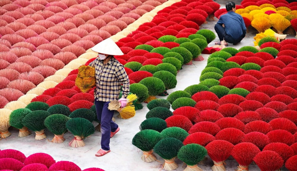Le Village d'encens de Quang Phu Cau et la culture de culte vietnamienne